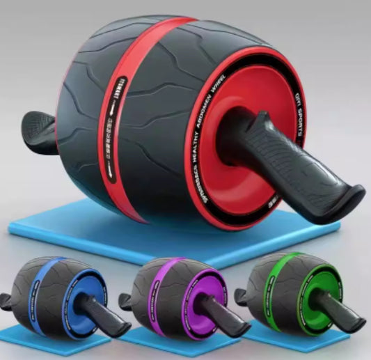 Ab Roller With Knee Pads Home Fitness Core Strength Trainer